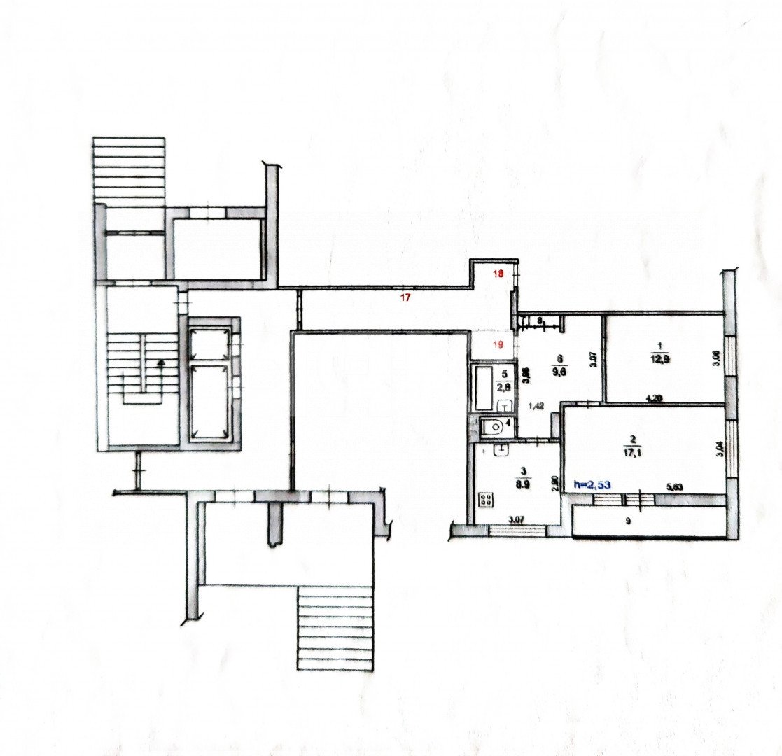Фото №44: 2-комнатная квартира 56 м² - Раменское, Центральный, мкр. 1-й, ул. Красноармейская, 27А